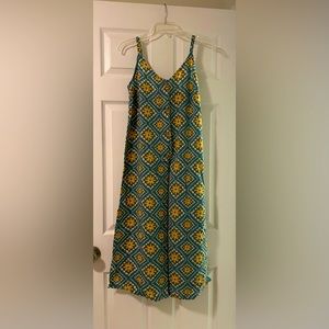 MIDI button front dress